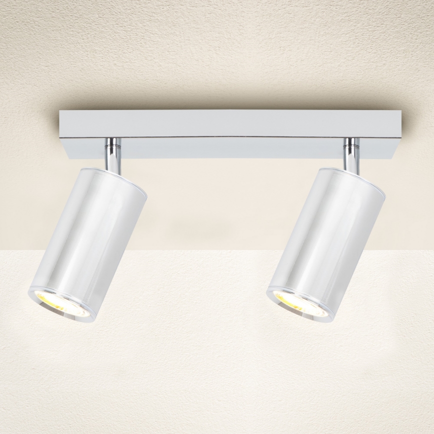 Brilagi - Kylpyhuoneen kohdevalo SELE 2xGU10/30W/230V IP44 kiiltävä kromi