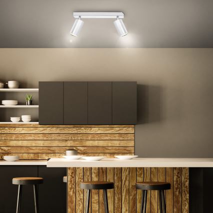 Brilagi - Kylpyhuoneen kohdevalo SELE 2xGU10/30W/230V IP44 kiiltävä kromi