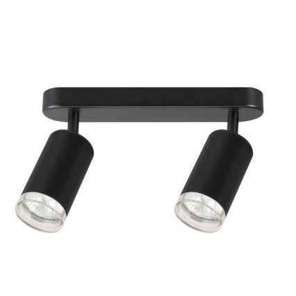 Brilagi - Kylpyhuoneen kohdevalo SELE 2xGU10/30W/230V IP44 musta