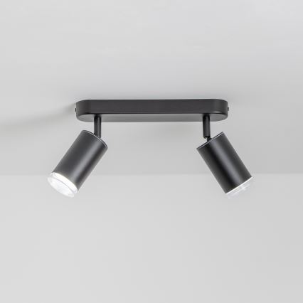 Brilagi - Kylpyhuoneen kohdevalo SELE 2xGU10/30W/230V IP44 musta