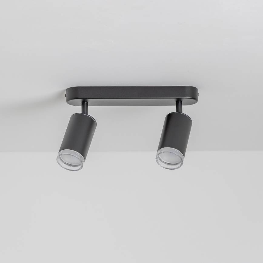 Brilagi - Kylpyhuoneen kohdevalo SELE 2xGU10/30W/230V IP44 musta