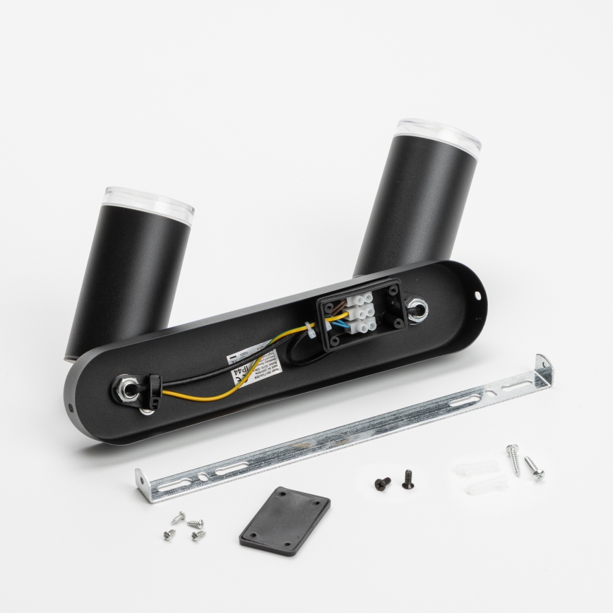 Brilagi - Kylpyhuoneen kohdevalo SELE 2xGU10/30W/230V IP44 musta