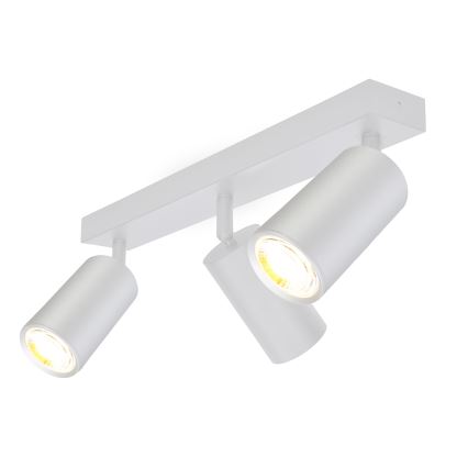 Brilagi - Kylpyhuoneen kohdevalo SELE 3xGU10/30W/230V IP44 hopea