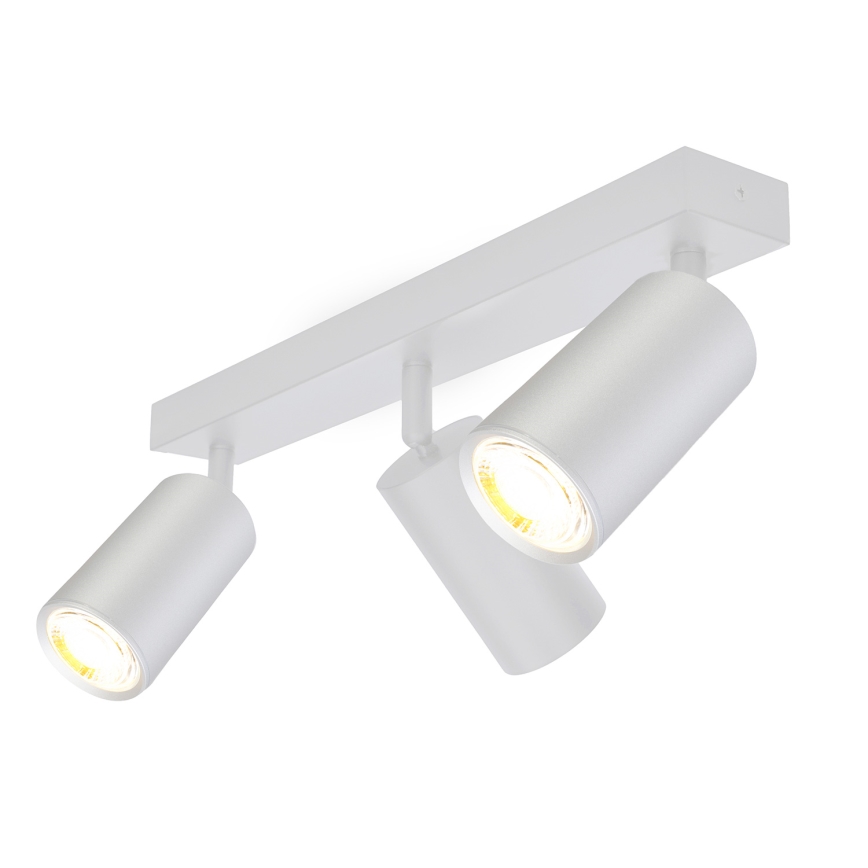 Brilagi - Kylpyhuoneen kohdevalo SELE 3xGU10/30W/230V IP44 hopea