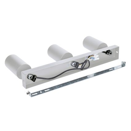 Brilagi - Kylpyhuoneen kohdevalo SELE 3xGU10/30W/230V IP44 hopea