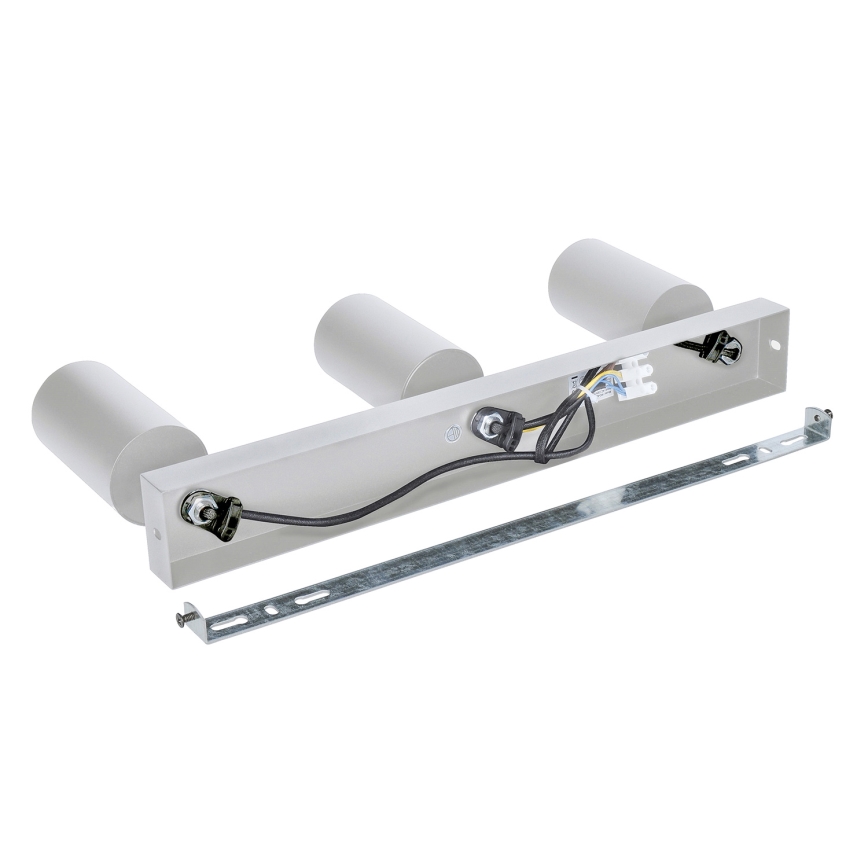 Brilagi - Kylpyhuoneen kohdevalo SELE 3xGU10/30W/230V IP44 hopea