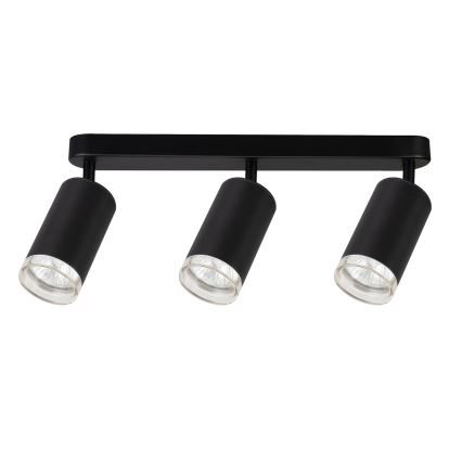 Brilagi - Kylpyhuoneen kohdevalo SELE 3xGU10/30W/230V IP44 musta