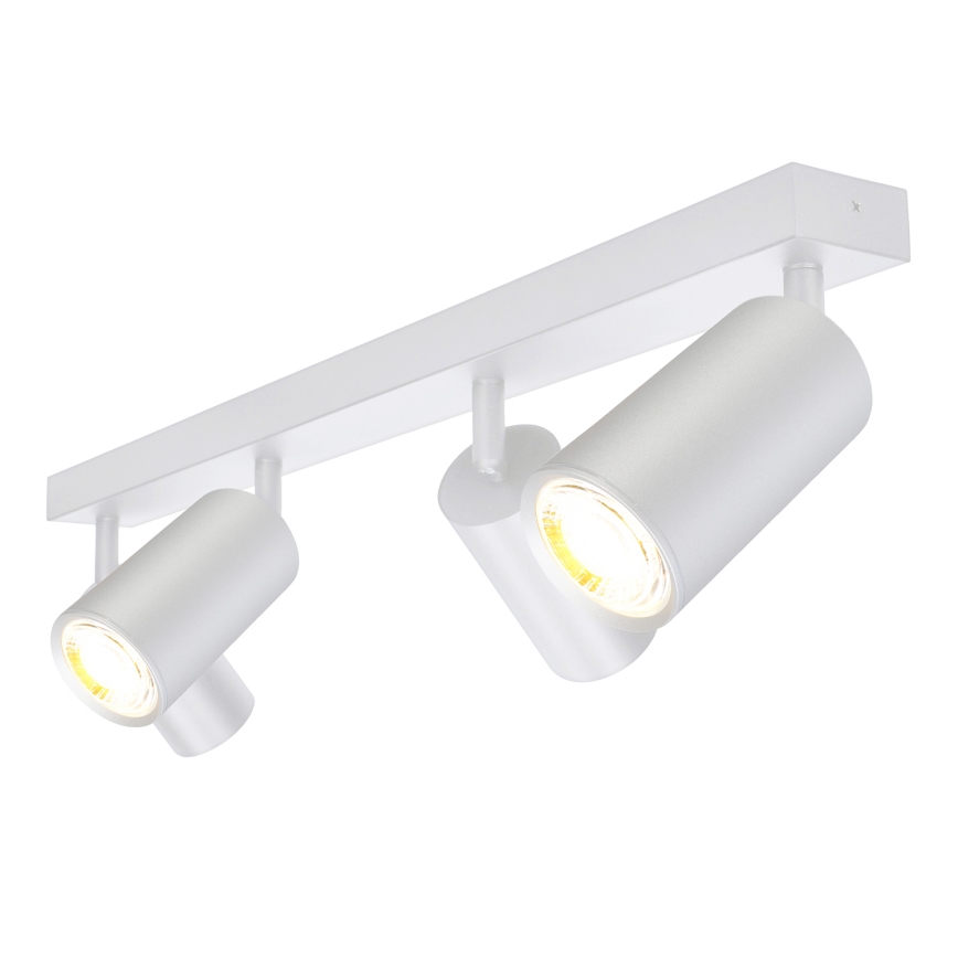 Brilagi - Kylpyhuoneen kohdevalo SELE 4xGU10/30W/230V IP44 hopea