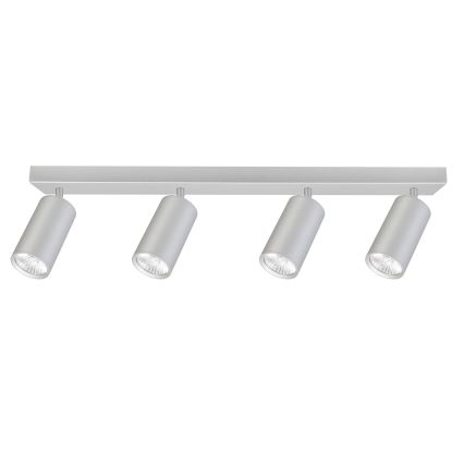 Brilagi - Kylpyhuoneen kohdevalo SELE 4xGU10/30W/230V IP44 hopea