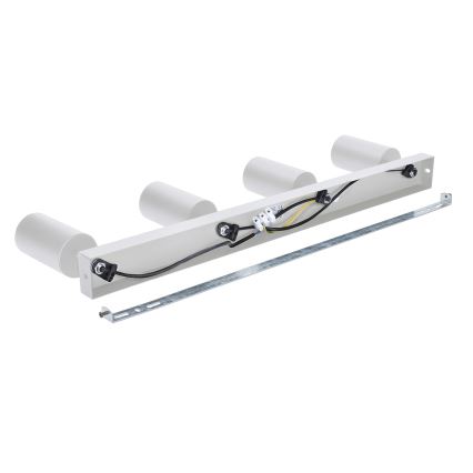 Brilagi - Kylpyhuoneen kohdevalo SELE 4xGU10/30W/230V IP44 hopea