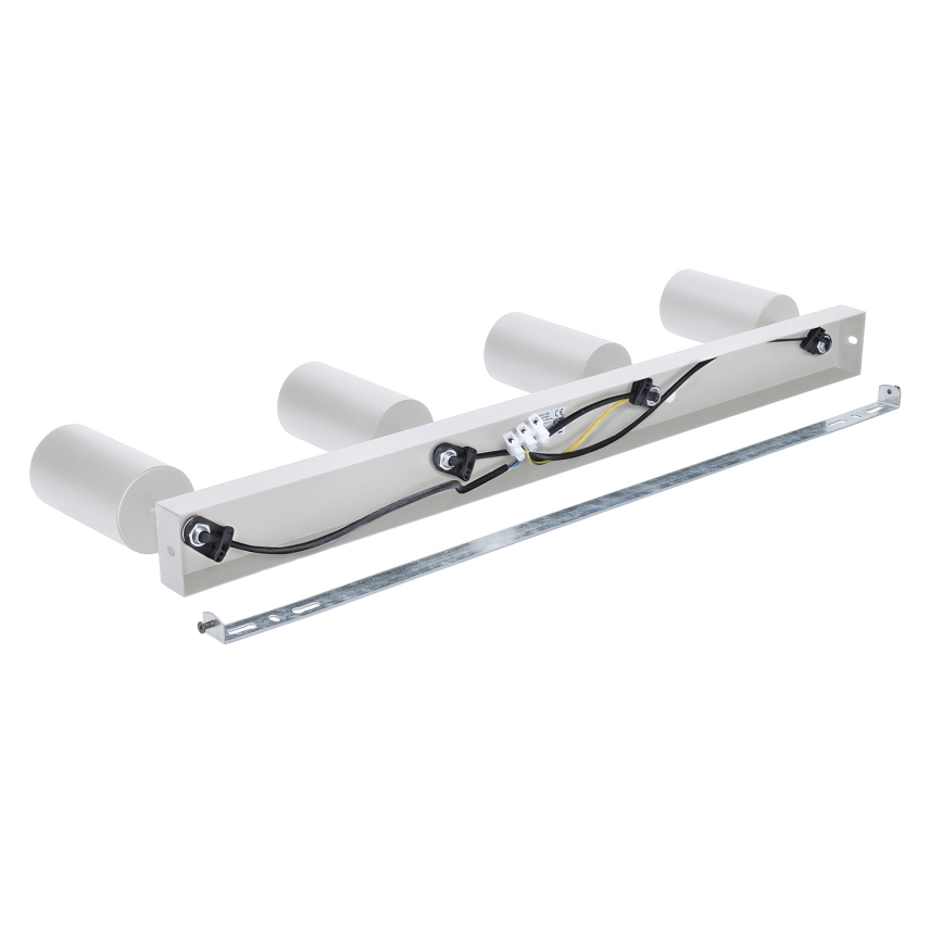 Brilagi - Kylpyhuoneen kohdevalo SELE 4xGU10/30W/230V IP44 hopea