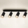Brilagi - Kylpyhuoneen kohdevalo SELE 4xGU10/30W/230V IP44 musta