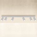 Brilagi - Kylpyhuoneen kohdevalo SELE 6xGU10/30W/230V IP44 hopea