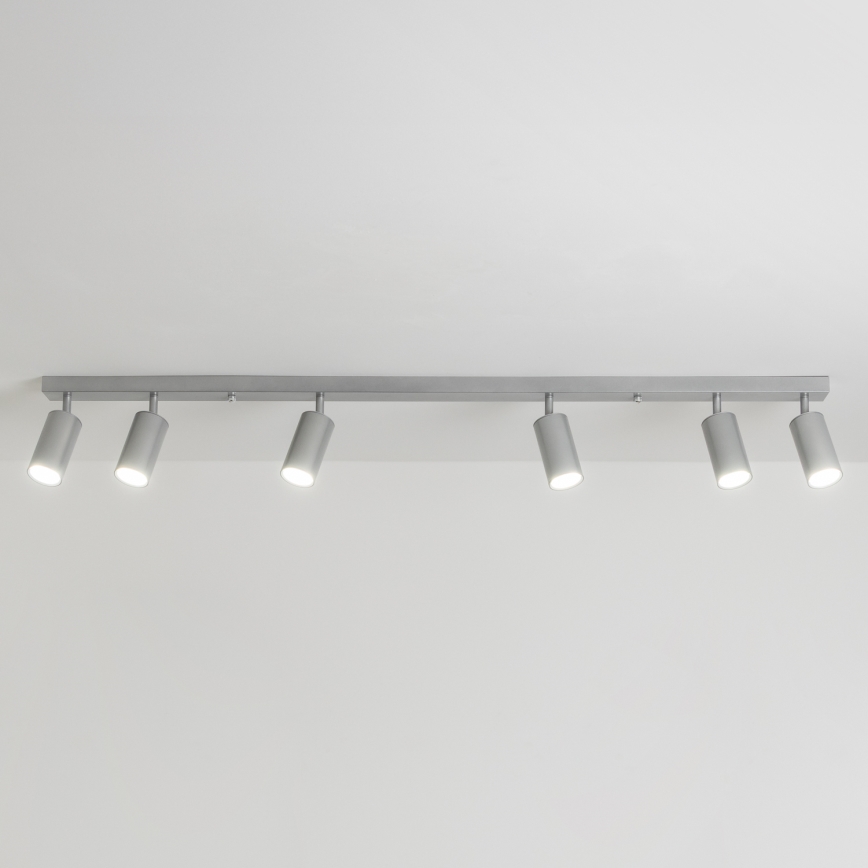 Brilagi - Kylpyhuoneen kohdevalo SELE 6xGU10/30W/230V IP44 hopea