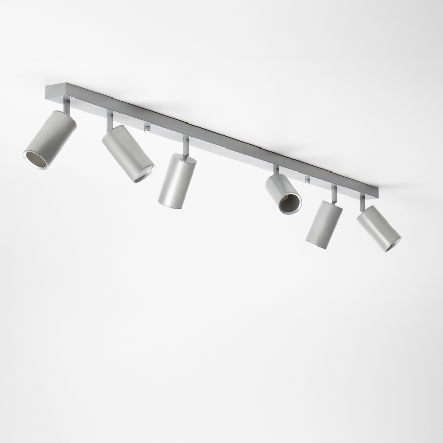 Brilagi - Kylpyhuoneen kohdevalo SELE 6xGU10/30W/230V IP44 hopea
