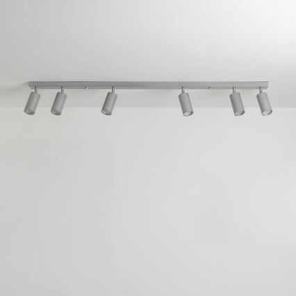 Brilagi - Kylpyhuoneen kohdevalo SELE 6xGU10/30W/230V IP44 hopea