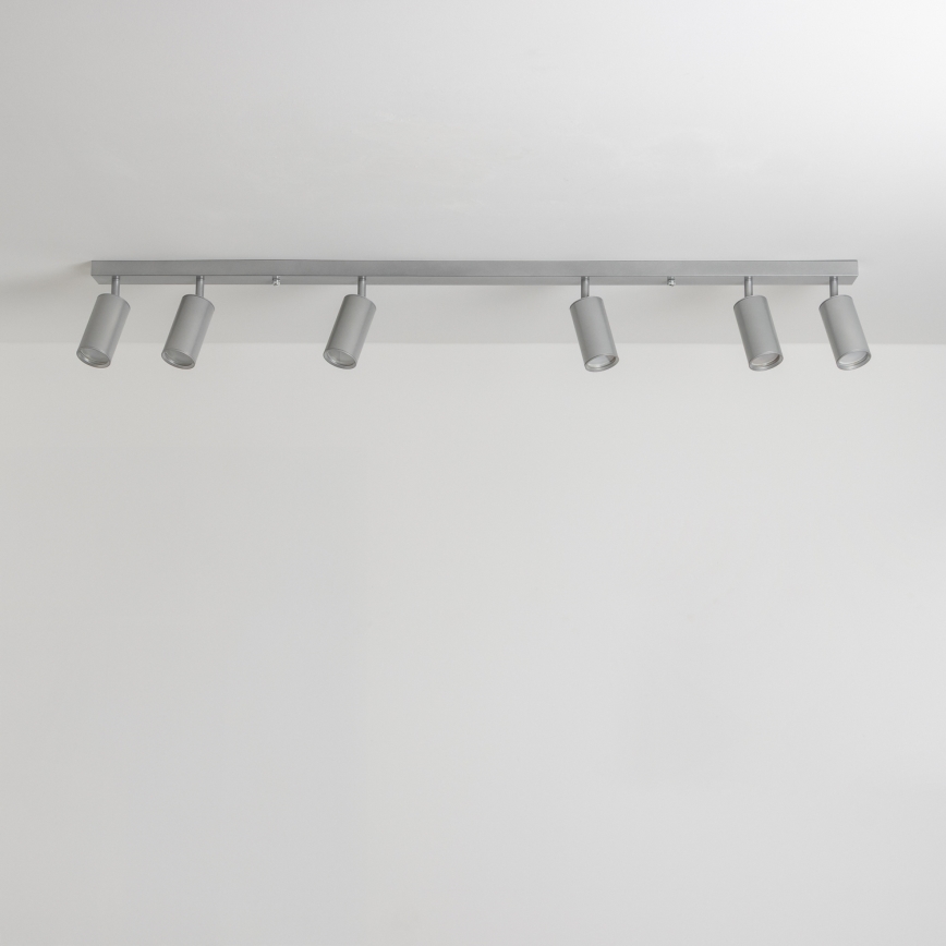 Brilagi - Kylpyhuoneen kohdevalo SELE 6xGU10/30W/230V IP44 hopea