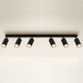 Brilagi - Kylpyhuoneen kohdevalo SELE 6xGU10/30W/230V IP44 musta