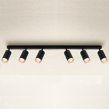 Brilagi - Kylpyhuoneen kohdevalo SELE 6xGU10/30W/230V IP44 musta