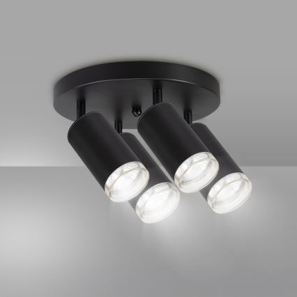 Brilagi - Kylpyhuoneen kohdevalo SELE AQUA 4xGU10/30W/230V IP44 musta