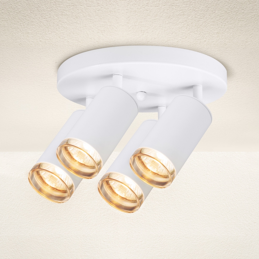 Brilagi - Kylpyhuoneen kohdevalo SELE AQUA 4xGU10/30W/230V IP44 valkoinen