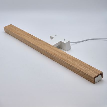 Brilagi - Kylpyhuoneen LED-peilivalo WOODY MIRROR LED/12W/230V 60 cm IP44 tammi/valkoinen