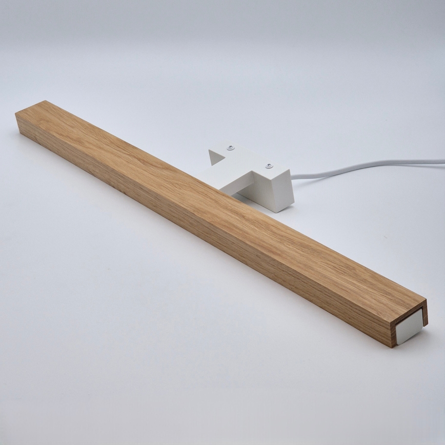 Brilagi - Kylpyhuoneen LED-peilivalo WOODY MIRROR LED/12W/230V 60 cm IP44 tammi/valkoinen