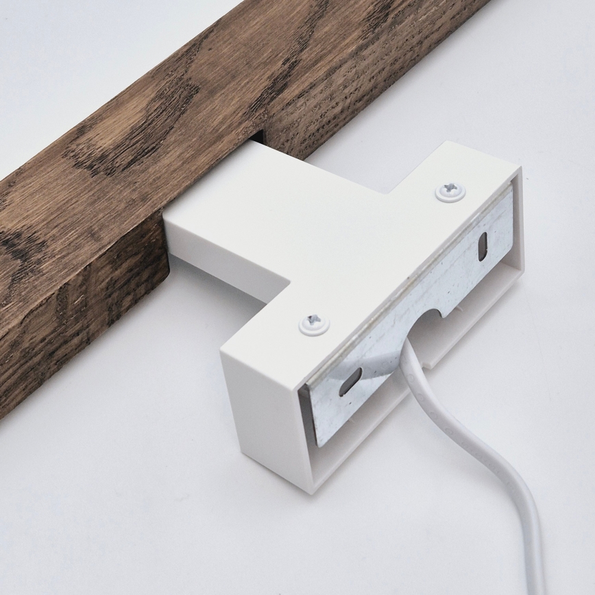 Brilagi - Kylpyhuoneen LED-peilivalo WOODY MIRROR LED/12W/230V 60 cm IP44 tammi saksanpähkinä/valkoinen