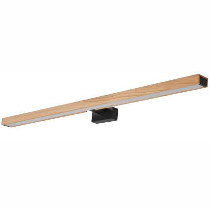Brilagi - Kylpyhuoneen LED-peilivalo WOODY MIRROR LED/15W/230V 90 cm IP44 tammi/musta