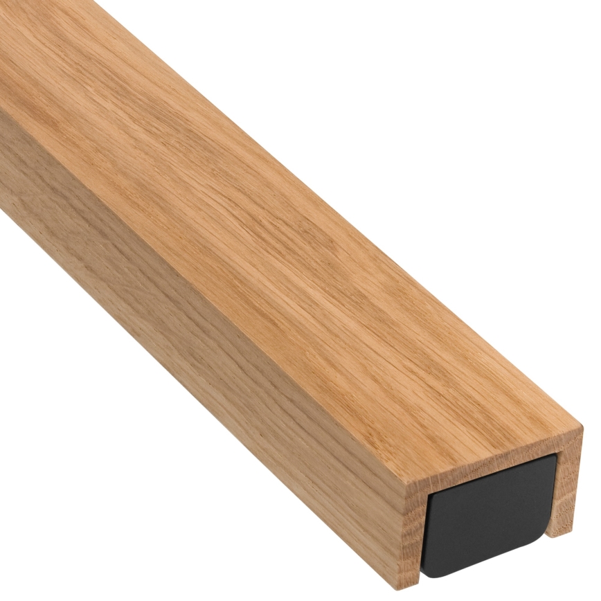 Brilagi - Kylpyhuoneen LED-peilivalo WOODY MIRROR LED/15W/230V 90 cm IP44 tammi/musta