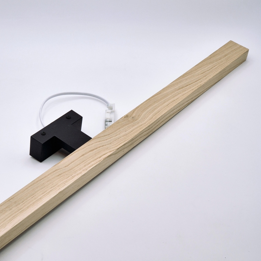 Brilagi - Kylpyhuoneen LED-peilivalo WOODY MIRROR LED/15W/230V 90 cm IP44 tammi/musta