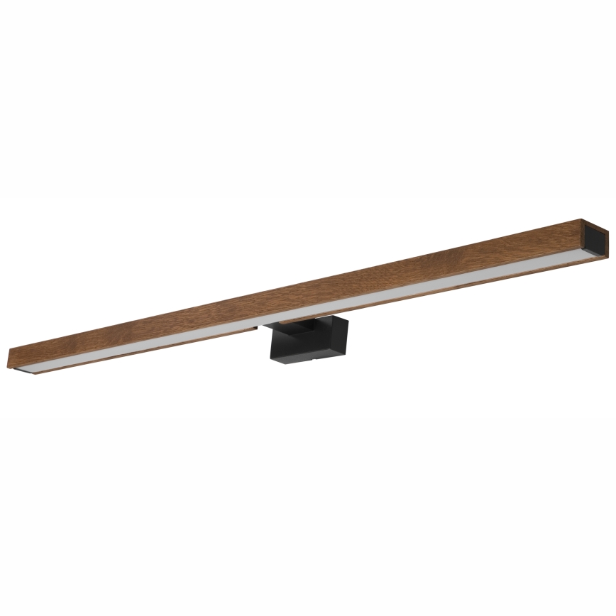 Brilagi - Kylpyhuoneen LED-peilivalo WOODY MIRROR LED/15W/230V 90 cm IP44 tammi kirsikka/musta