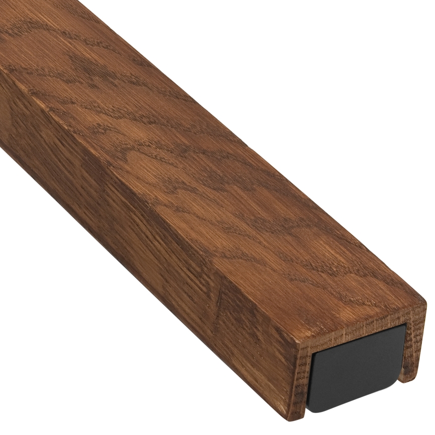 Brilagi - Kylpyhuoneen LED-peilivalo WOODY MIRROR LED/15W/230V 90 cm IP44 tammi kirsikka/musta
