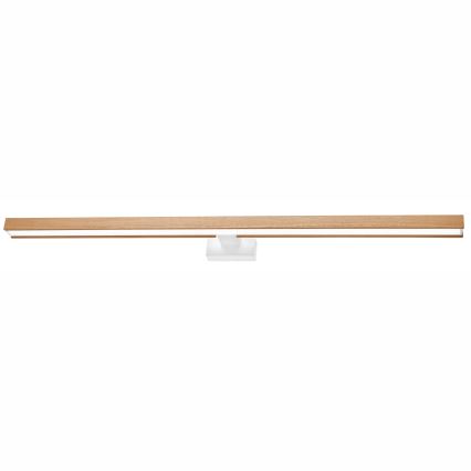 Brilagi - Kylpyhuoneen LED-peilivalo WOODY MIRROR LED/15W/230V 90 cm IP44 tammi/valkoinen