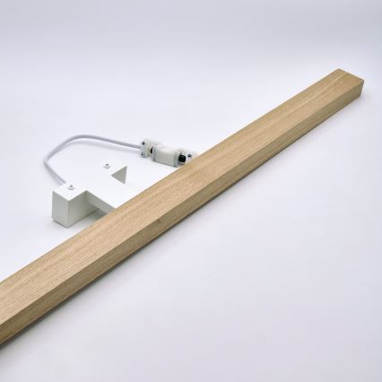 Brilagi - Kylpyhuoneen LED-peilivalo WOODY MIRROR LED/15W/230V 90 cm IP44 tammi/valkoinen