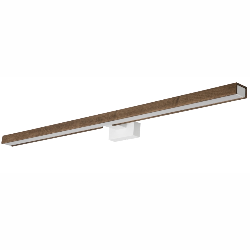Brilagi - Kylpyhuoneen LED-peilivalo WOODY MIRROR LED/15W/230V 90 cm IP44 tammi saksanpähkinä/valkoinen