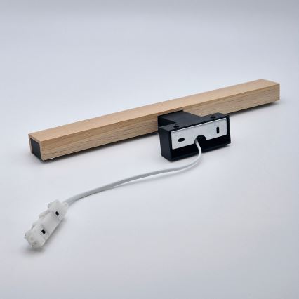 Brilagi - Kylpyhuoneen LED-peilivalo WOODY MIRROR LED/8W/230V 40 cm IP44 tammi/musta