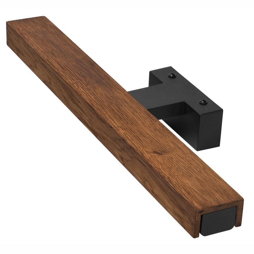 Brilagi - Kylpyhuoneen LED-peilivalo WOODY MIRROR LED/8W/230V 40 cm IP44 tammi kirsikka/musta