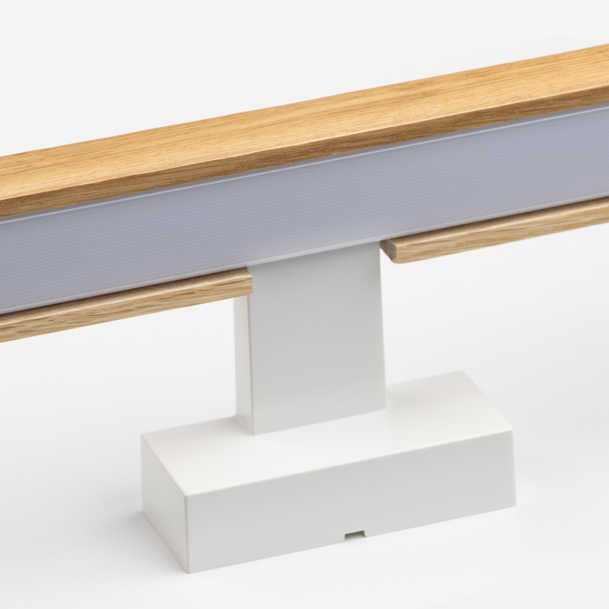 Brilagi - Kylpyhuoneen LED-peilivalo WOODY MIRROR LED/8W/230V 40 cm IP44 tammi/valkoinen