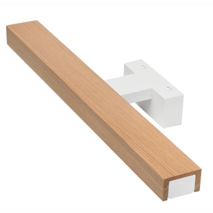 Brilagi - Kylpyhuoneen LED-peilivalo WOODY MIRROR LED/8W/230V 40 cm IP44 tammi/valkoinen