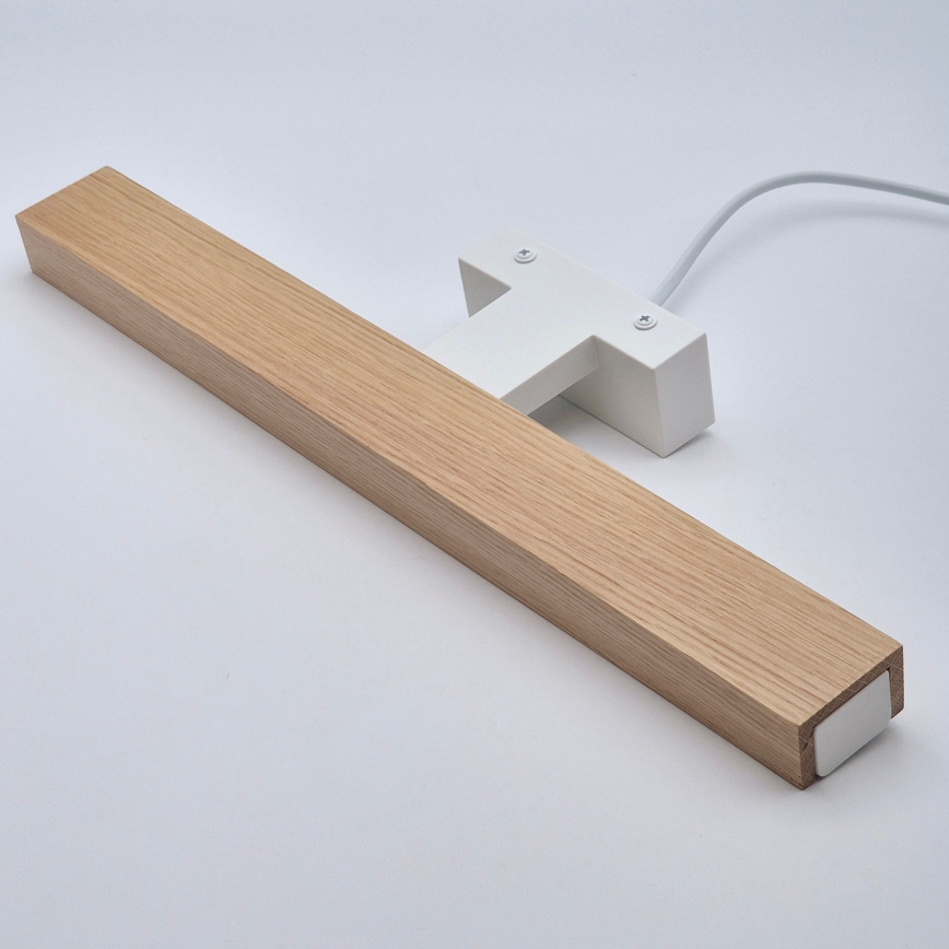 Brilagi - Kylpyhuoneen LED-peilivalo WOODY MIRROR LED/8W/230V 40 cm IP44 tammi/valkoinen