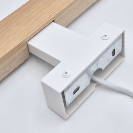 Brilagi - Kylpyhuoneen LED-peilivalo WOODY MIRROR LED/8W/230V 40 cm IP44 tammi/valkoinen