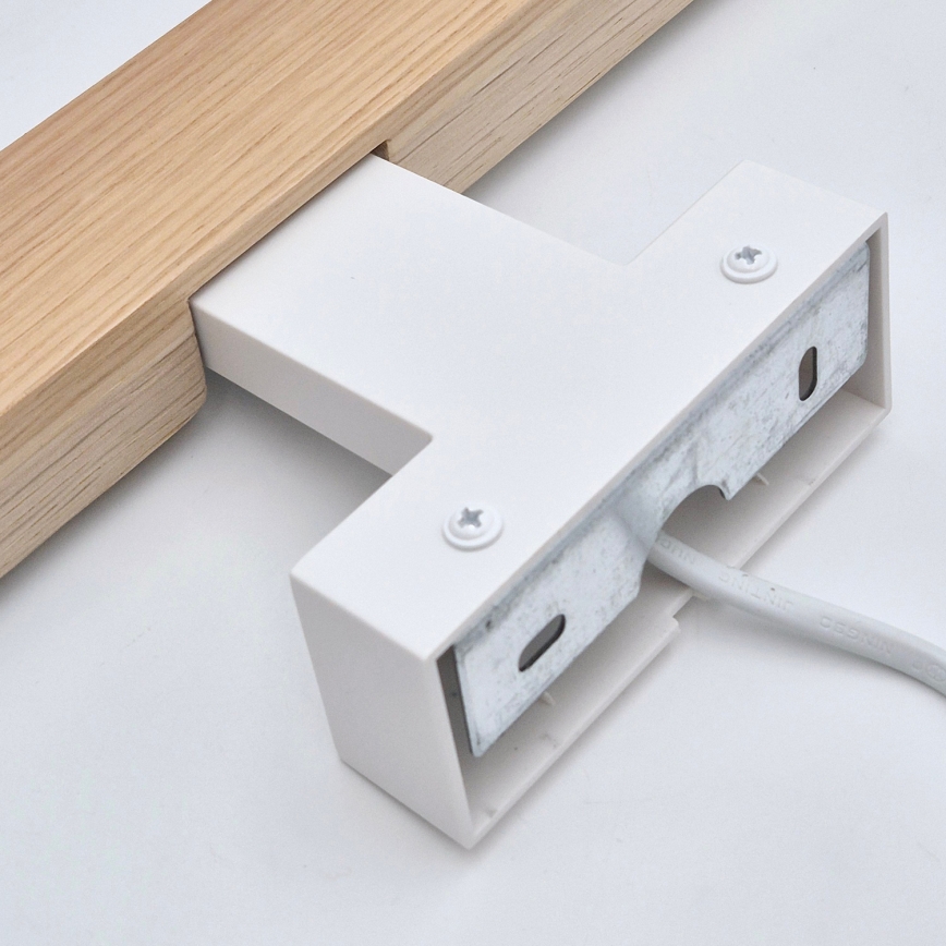 Brilagi - Kylpyhuoneen LED-peilivalo WOODY MIRROR LED/8W/230V 40 cm IP44 tammi/valkoinen