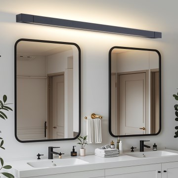Brilagi - Kylpyhuoneen peilivalaisin AQUA LINE LED/36W/230V 120 cm IP44 musta