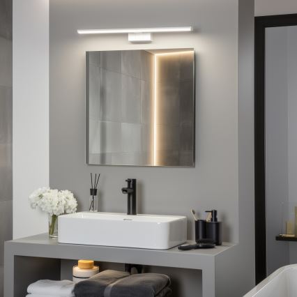 Brilagi - VESTRA LED-kylpyhuoneen peilivalaisin 3-in-1, 12 W, 230 V, 60 cm, IP44, valkoinen