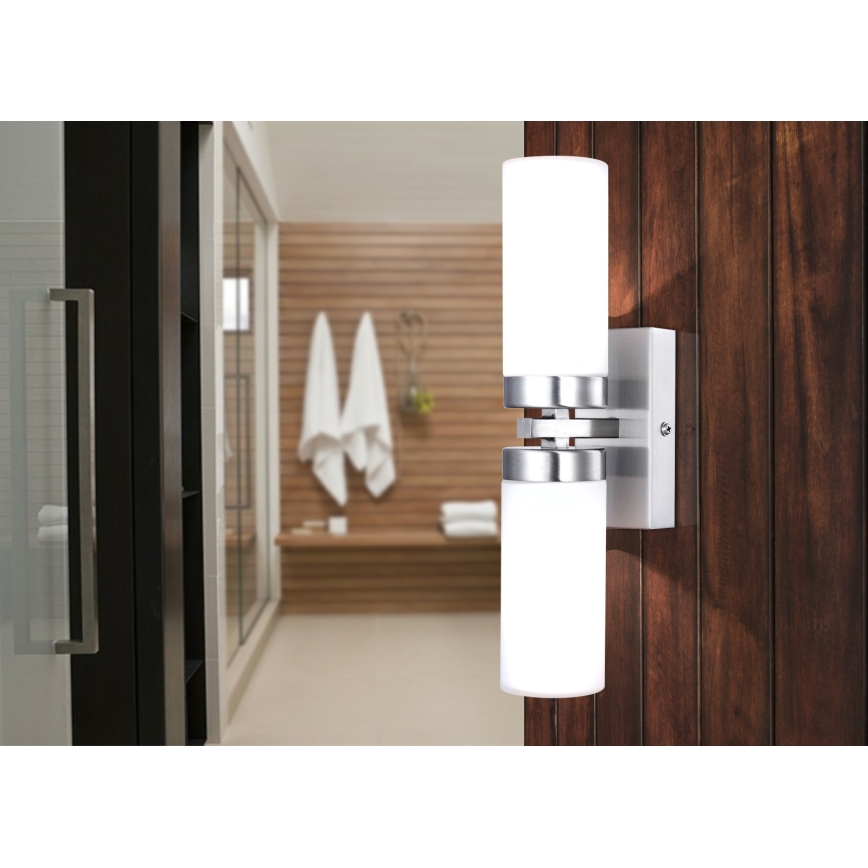 Brilagi - Kylpyhuoneen seinävalaisin RAY 2xE14/40W/230V IP44