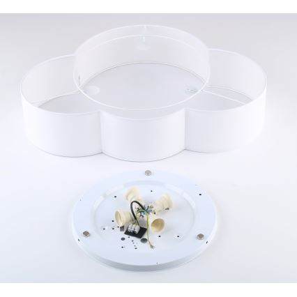 Brilagi - Lasten kattovalaisin NIMBUS 4xE27/15W/230V 46x63 cm valkoinen