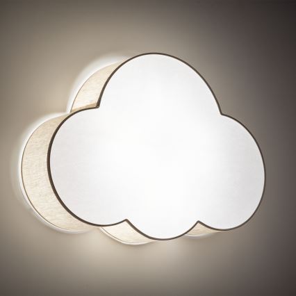 Brilagi - Lasten kattovalaisin NIMBUS LINEN 4xE27/15W/230V beige