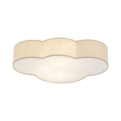 Brilagi - Lasten kattovalaisin NIMBUS LINEN 4xE27/15W/230V beige