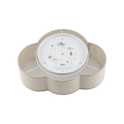 Brilagi - Lasten kattovalaisin NIMBUS MINI LINEN 2xE27/15W/230V 31x43 cm beige